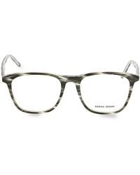 Tomas Maier 51mm Square Glasses - Grey