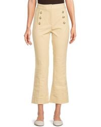 10 Crosby Derek Lam - Cropped Bootcut Cotton-Blend Pants - Lyst