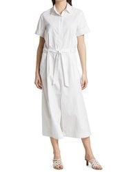 Rag & Bone - Jade Embroidered Belted Shirt Dress - Lyst