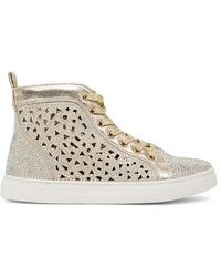 Lady Couture - Embellished High Top Sneakers - Lyst