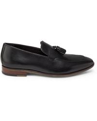 Steve Madden - Hypens Leather Tassel Loafers - Lyst