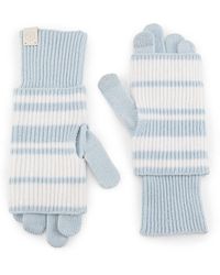 Rag & Bone - Blake Stripe Layered Gloves - Lyst