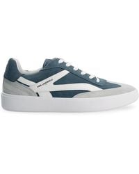 Karl Lagerfeld - Suede Side-K T-Toe Low-Top Sneakers - Lyst