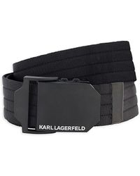 Karl Lagerfeld - Logo Buckle Belt - Lyst