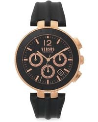 Versus - 44mm Logo Gent Chrono Rose Goldplated Stainless Steel Bracelet Watch - Lyst