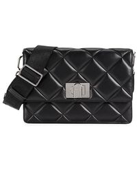Furla - Quilted Leather Crossbody Bag - Lyst