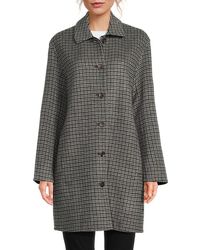 J.McLaughlin - J. Mclaughlin Frade Single-Breasted Reversible Wool-Blend Coat - Lyst