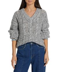 DH New York - Willow Cable Knit Sweater - Lyst