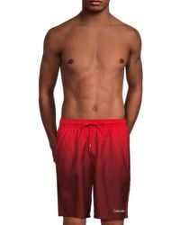 Calvin Klein - Dot Print Ombre Swim Shorts - Lyst