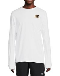 New Balance Long-sleeve t-shirts for Men | Online Sale up to 60% off | Lyst