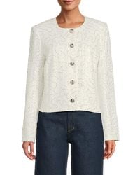 Karl Lagerfeld - Intricate Sequin Jacket - Lyst