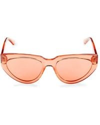 Karl Lagerfeld - 54mm Cat Eye Sunglasses - Lyst