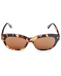 Bally - 54mm Oval Sunglasses - Lyst