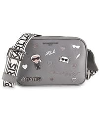 Karl Lagerfeld - Maybelle Charm Logo Camera Bag - Lyst
