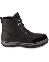 Pajar - Galver Faux Wool Lined Leather Boots - Lyst