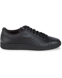PUMA Smash V2 Leather Women's Sneakers in White - Lyst