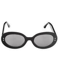 Isabel Marant 53mm Oval Sunglasses - Black