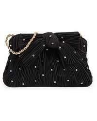 Loeffler Randall - Rochelle Embellished Bow Pleated Shoulder Bag - Lyst