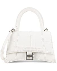 Balenciaga - Hourglass Textile Top Handle Bag - Lyst