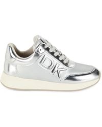 DKNY - Oaks Metallic Low Top Sneakers - Lyst