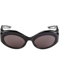 Balenciaga 55mm Oval Sunglasses - Multicolour