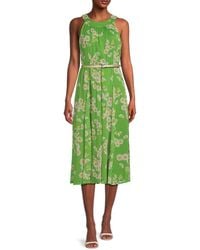 Tommy Hilfiger - Floral Midi-Dress - Lyst