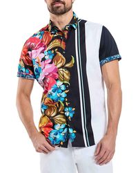 Robert Graham - Birkett Floral Short Sleeve Shirt - Lyst