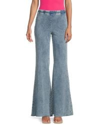 GOOD AMERICAN - Jeanius Pull-On Flare Pants - Lyst