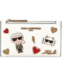 Karl Lagerfeld - Maybelle Logo Wallet - Lyst
