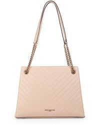 Karl Lagerfeld - Charlotte Chevron Quilted Leather Shoulder Bag - Lyst