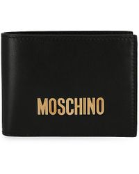 Moschino - Logo Leather Wallet - Lyst