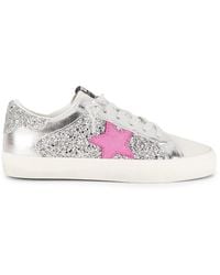 Vintage Havana - Arielle Embellished Leather Low Top Sneakers - Lyst