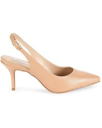 Saks Fifth Avenue - Leather Slingback Pumps - Lyst