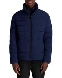 Karl Lagerfeld - Quilted Zip-Front Puffer Jacket - Lyst