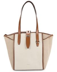 Furla - Leather & Suede Tote - Lyst