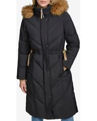 Andrew Marc - Lennox Faux Fur Hooded Puffer Parka - Lyst
