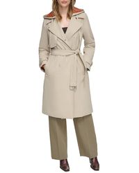 Andrew Marc - Evesham Mixed Media Insulated Trench Coat - Lyst