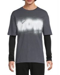 Members of The Rage - Double Jersey Layer T-Shirt - Lyst