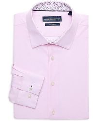 Report Collection - 4 Way Long Sleeve Twill Dress Shirt - Lyst