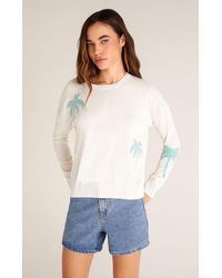 Z Supply Larisa Bolt Sweater in Blue | Lyst