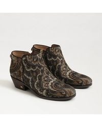 Sam Edelman - Petty Ankle Bootie/ Fabric - Lyst