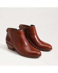 Sam Edelman - Petty Ankle Bootie Warm Chestnut Leather - Lyst
