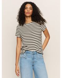 Sanctuary - Perfect Textured Tee Macrame Black Stripe - Lyst