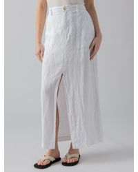 Sanctuary - Boardwalk Slip Skirt White - Lyst