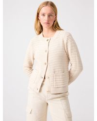 Sanctuary - Knitted Sweater Jacket Toasted Almond - Lyst