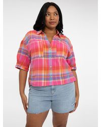 Women's madras shirt Clearance