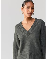 Sanctuary - Favorite Season Sweater Heather Mineral - Lyst
