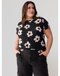 Sanctuary - The Perfect Tee Rose Smoke Flower Pop Inclusive Collection - Lyst