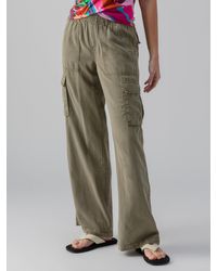 Sanctuary - Relaxed Reissue Cargo Standard Rise Pant Burnt Olive - Lyst