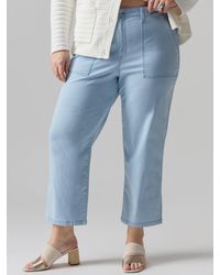 Sanctuary - Vacation Crop High Rise Pant Ultra Pale Inclusive Collection - Lyst